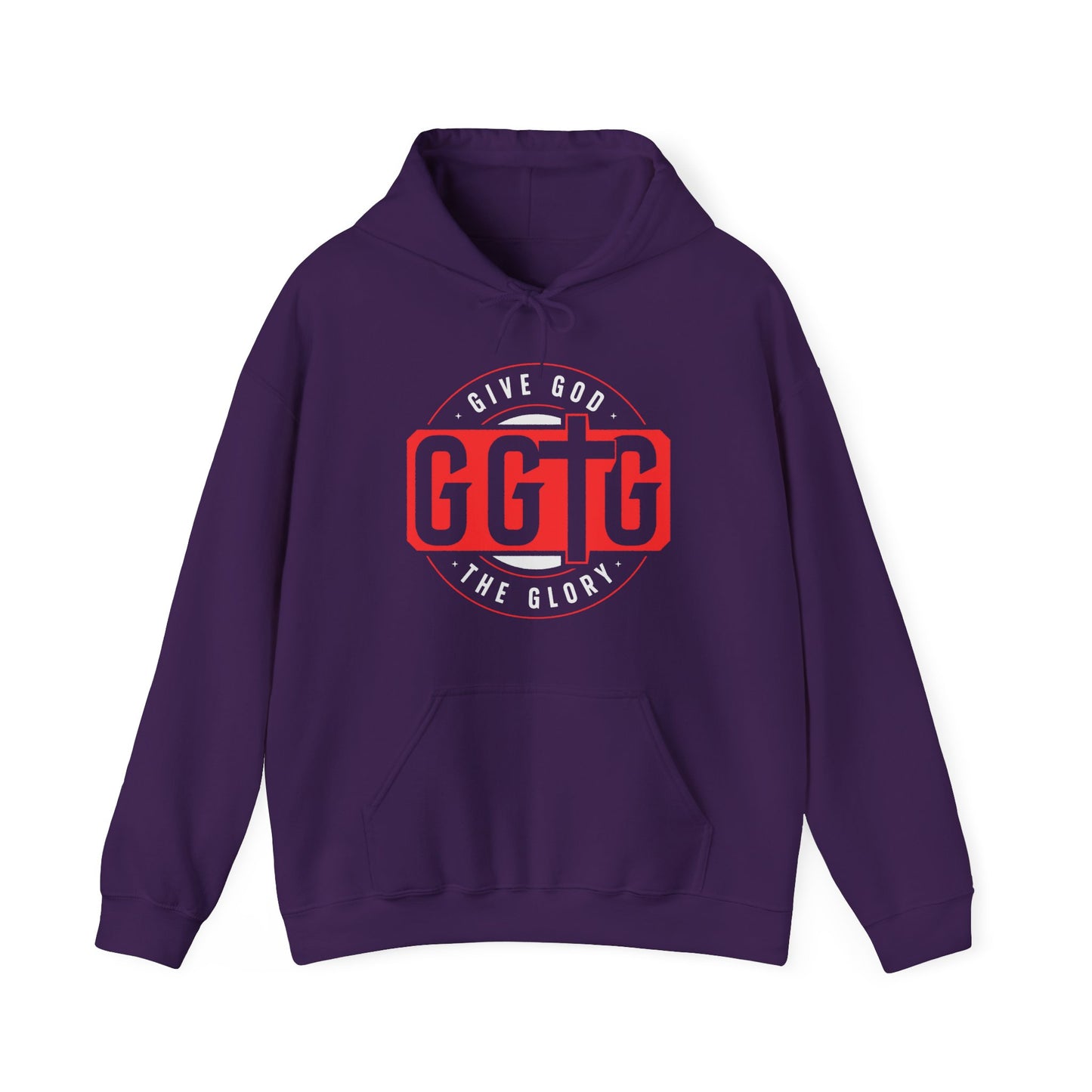 Give God the Glory Unisex Hooded Sweatshirt - Inspirational Comfort Wear