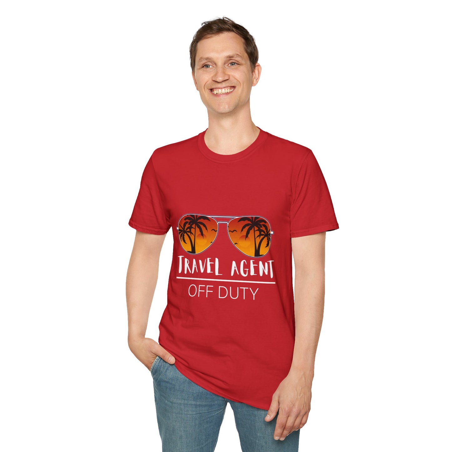 Travel Agent T-Shirt — "Off Duty - Travel Agent" Graphic Tee