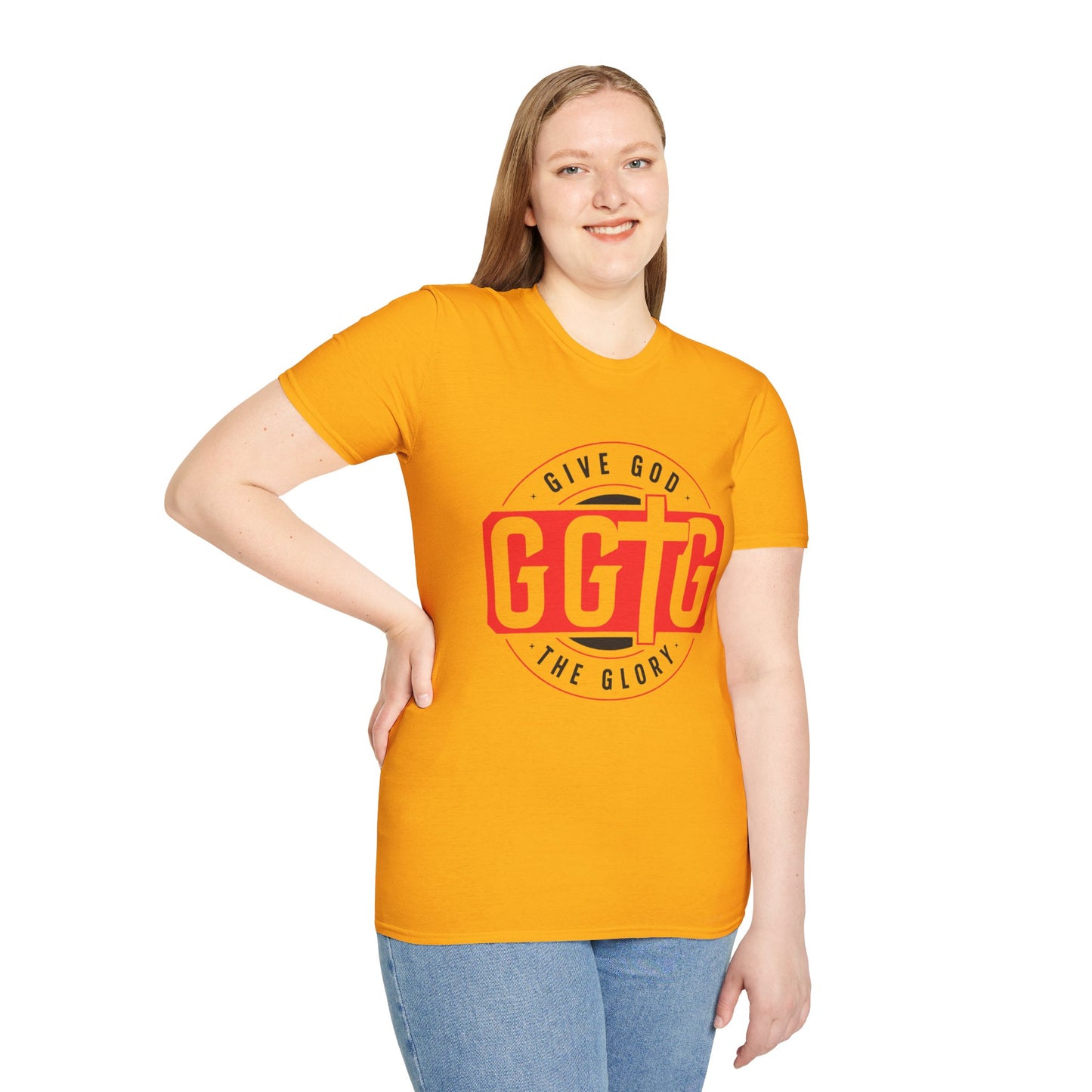 Inspirational Unisex T-Shirt - "Give God The Glory" & "Tell Your Story"