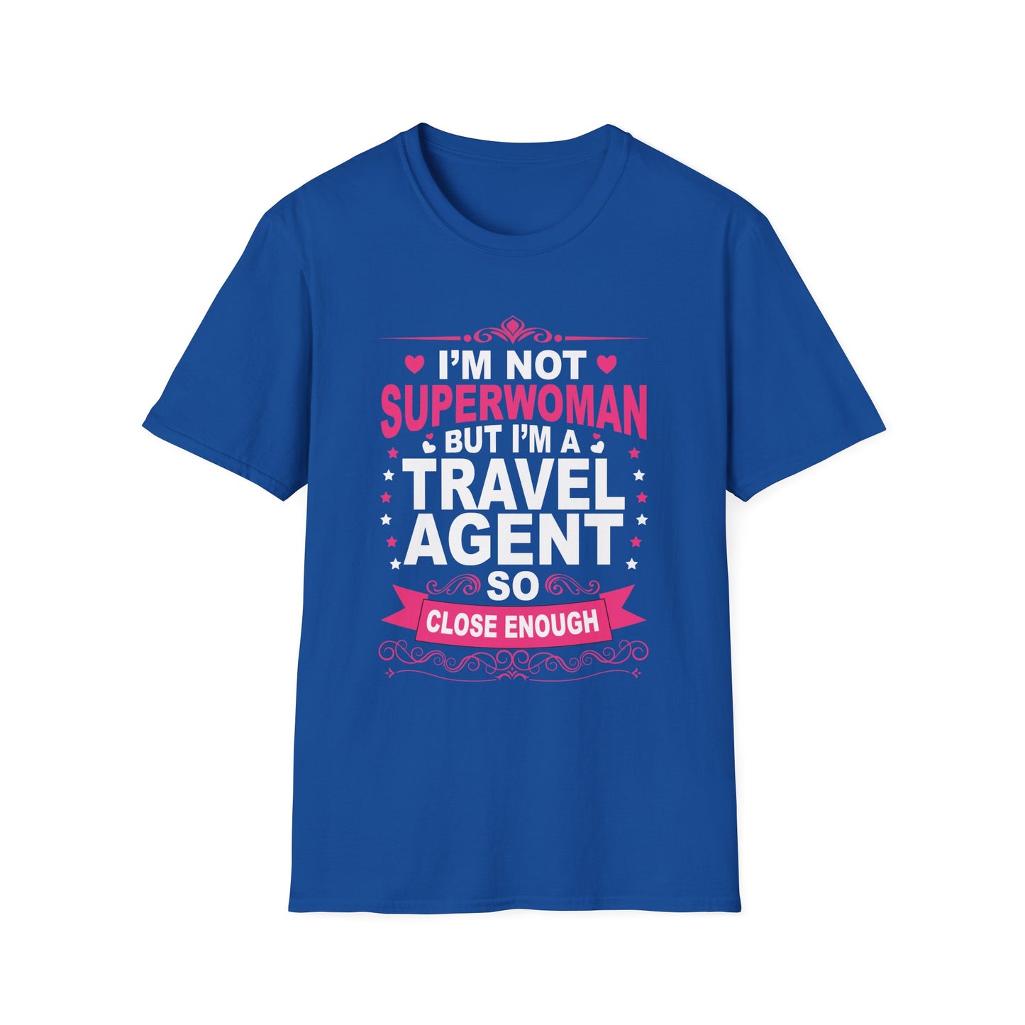 Travel Agent T-Shirt — "Super Woman 2 Travel Agent" Graphic Tee