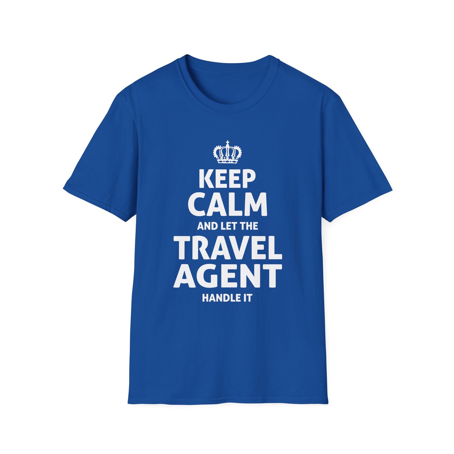 Travel Agent T-Shirt — "Keep Calm 2 - Travel Agent" Graphic Tee