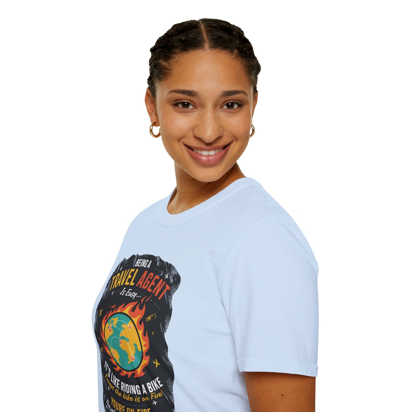 Travel Agent T-Shirt — " Being a Travel Agent is Easy" Graphic Tee