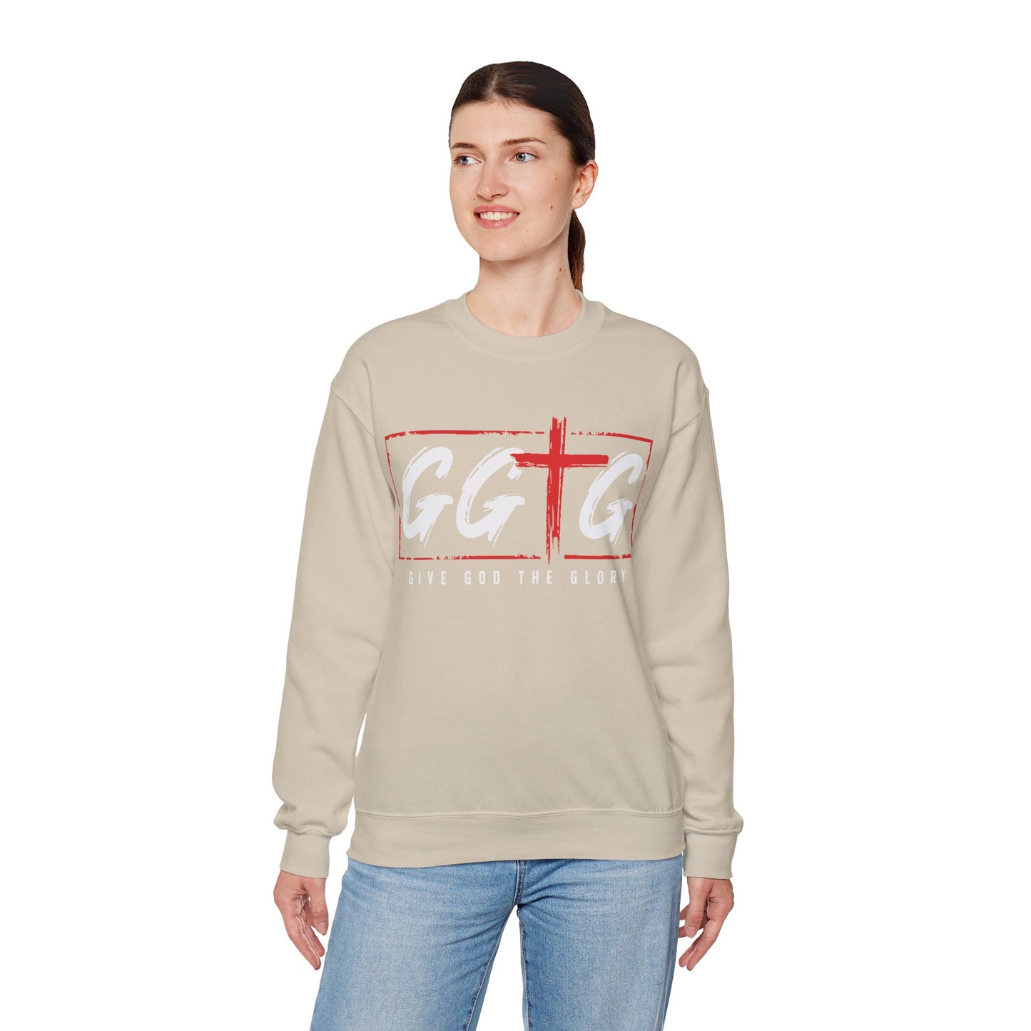 Inspiring Unisex Crewneck Sweatshirt - "Tell Your Story" Design
