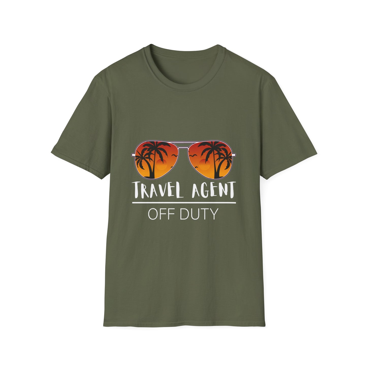 Travel Agent T-Shirt — "Off Duty - Travel Agent" Graphic Tee