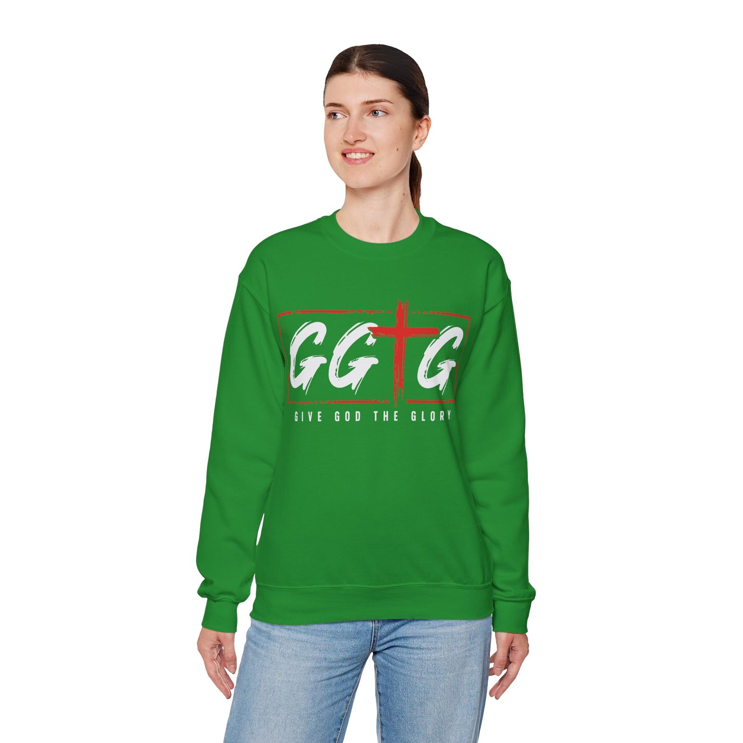 Inspiring Unisex Crewneck Sweatshirt - "Tell Your Story" Design
