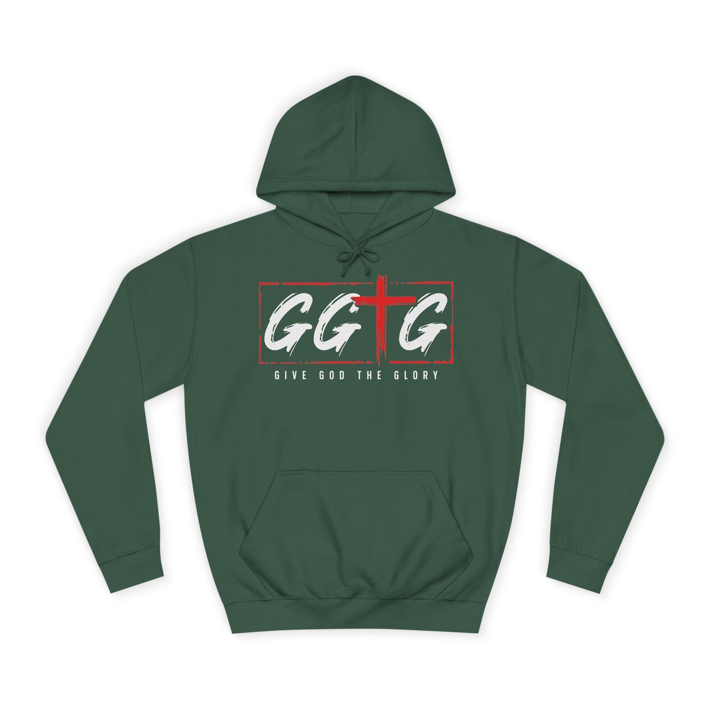 Unisex College Hoodie - Give God the Glory