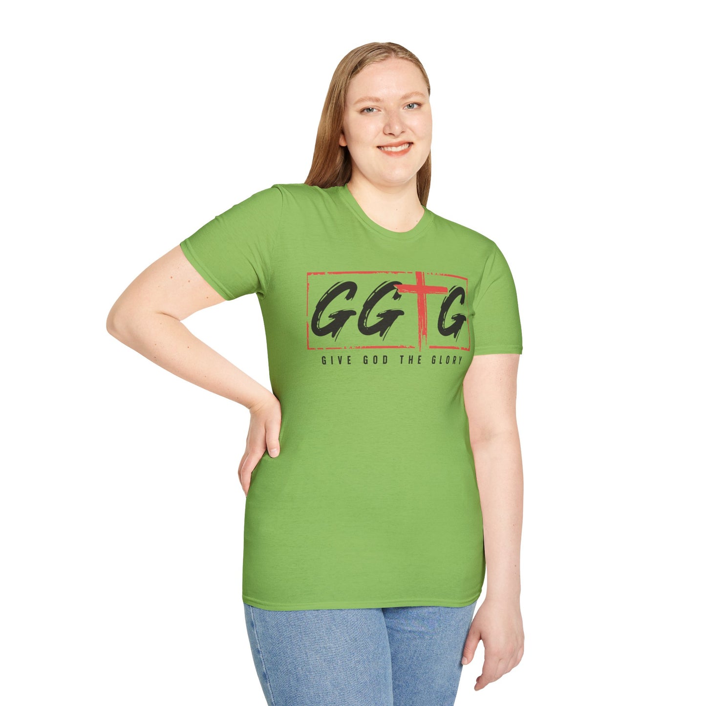 Unisex Inspirational T-Shirt - 'Give God the Glory' & 'Tell Your Story'