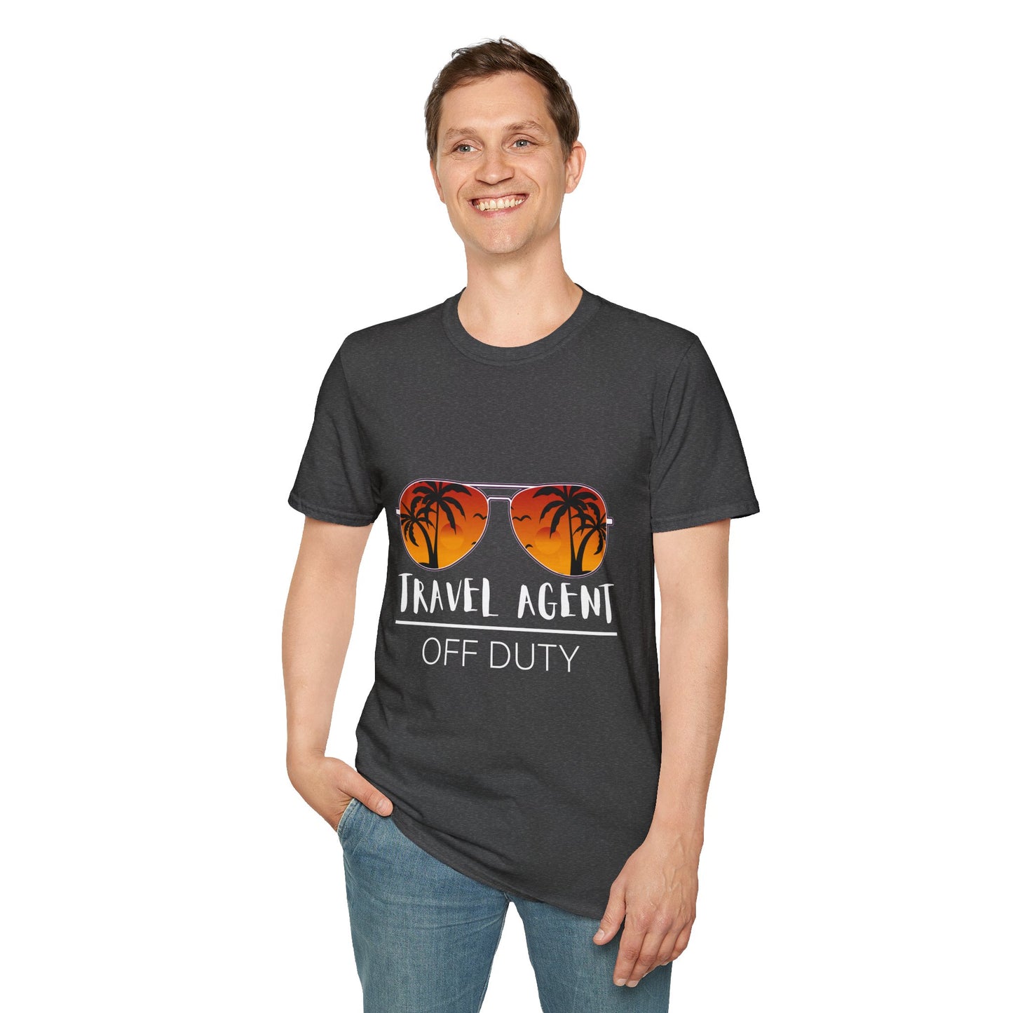 Travel Agent T-Shirt — "Off Duty - Travel Agent" Graphic Tee