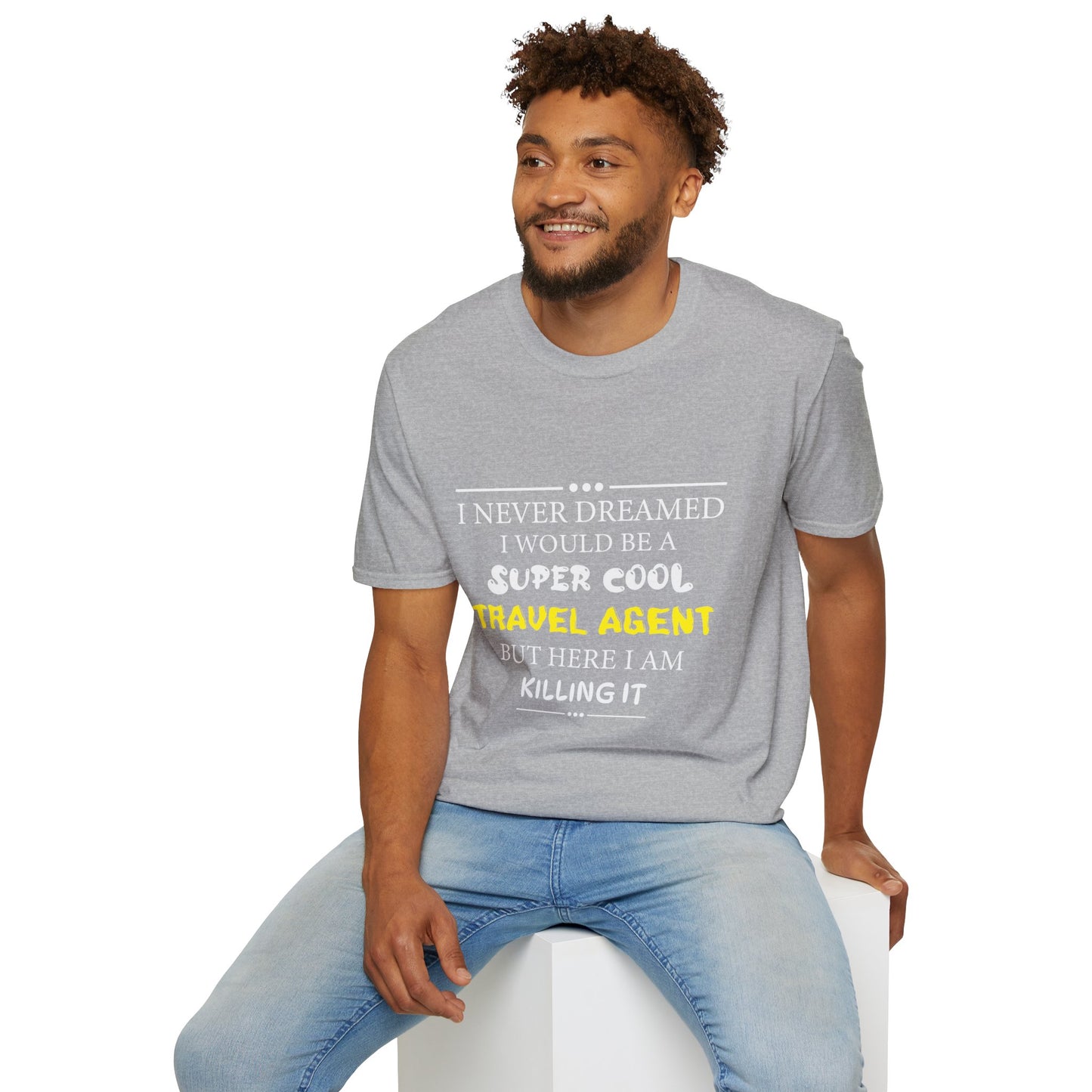 Travel Agent T-Shirt — "Super Cool - Travel Agent" Graphic Tee