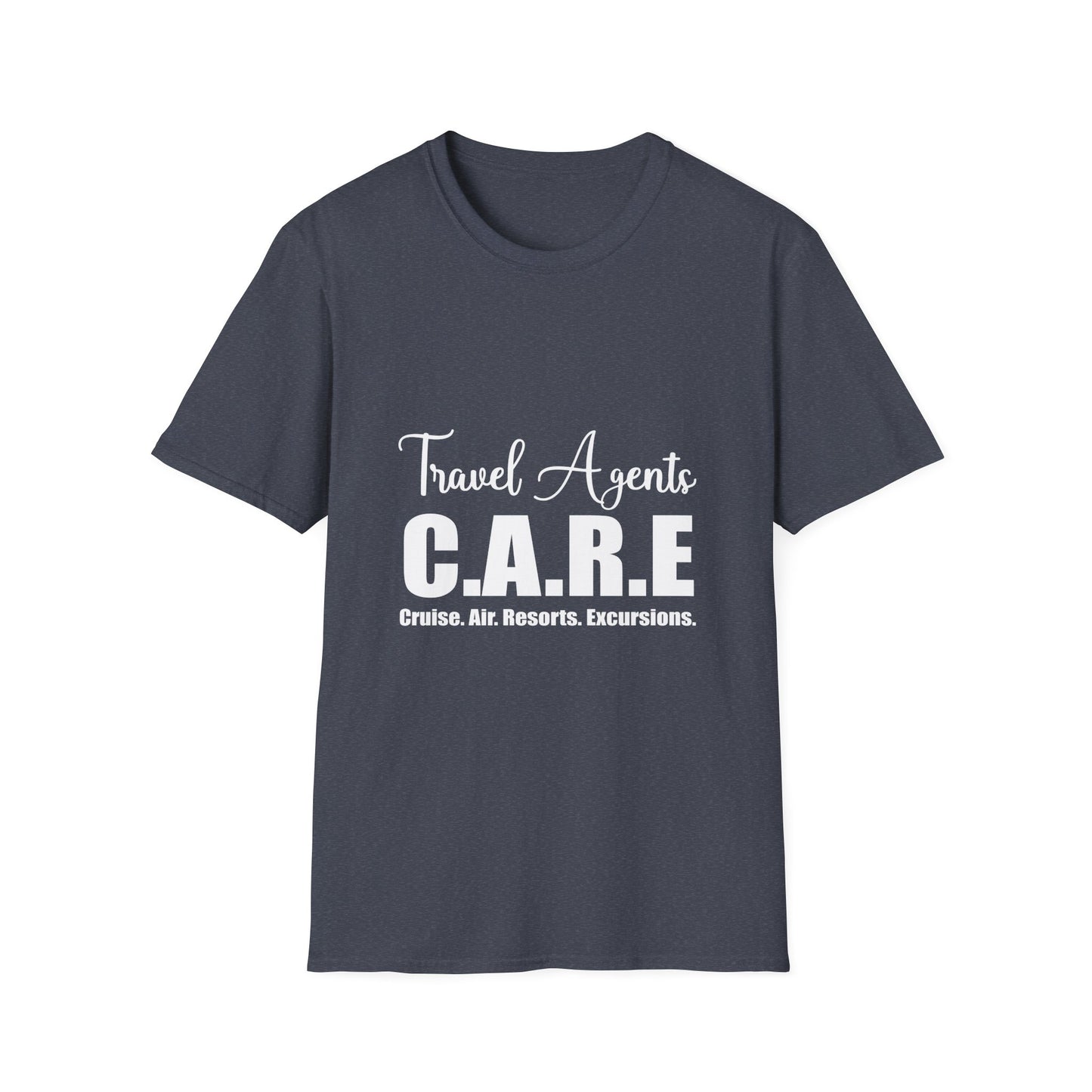Travel Agent T-Shirt — " CARE Travel Agent" Graphic Tee