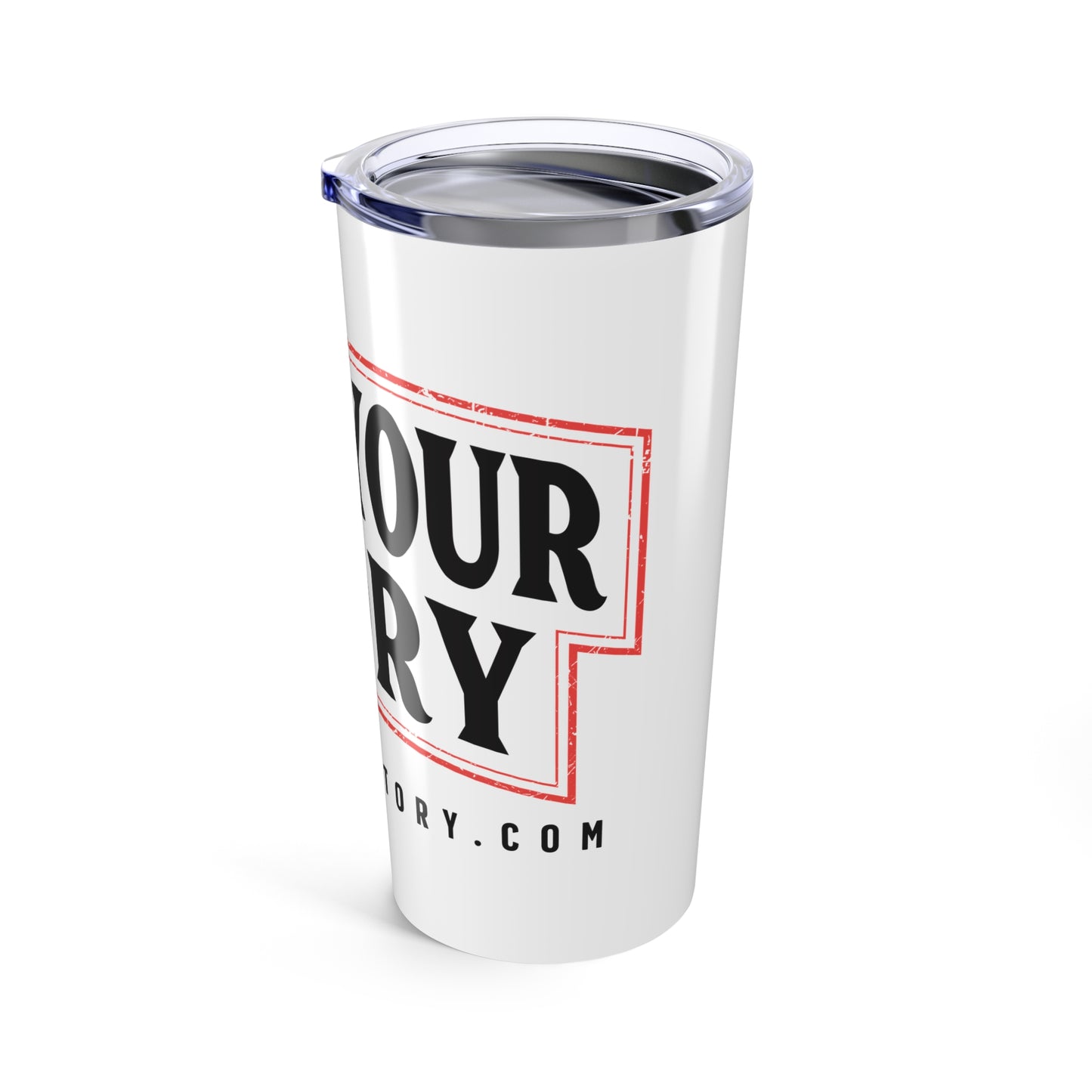 20oz Inspirational Tumbler - 'Tell Your Story' Travel Mug for Daily Motivation
