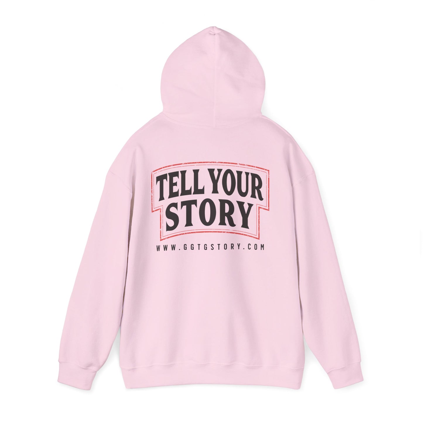 Inspirational Unisex Hoodie - "Give Good The Glory" & "Tell Your Story" Design