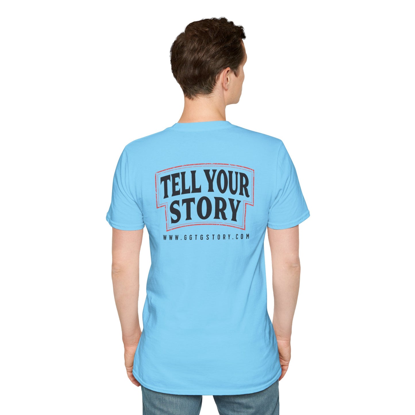 Unisex Inspirational T-Shirt - 'Give God the Glory' & 'Tell Your Story'