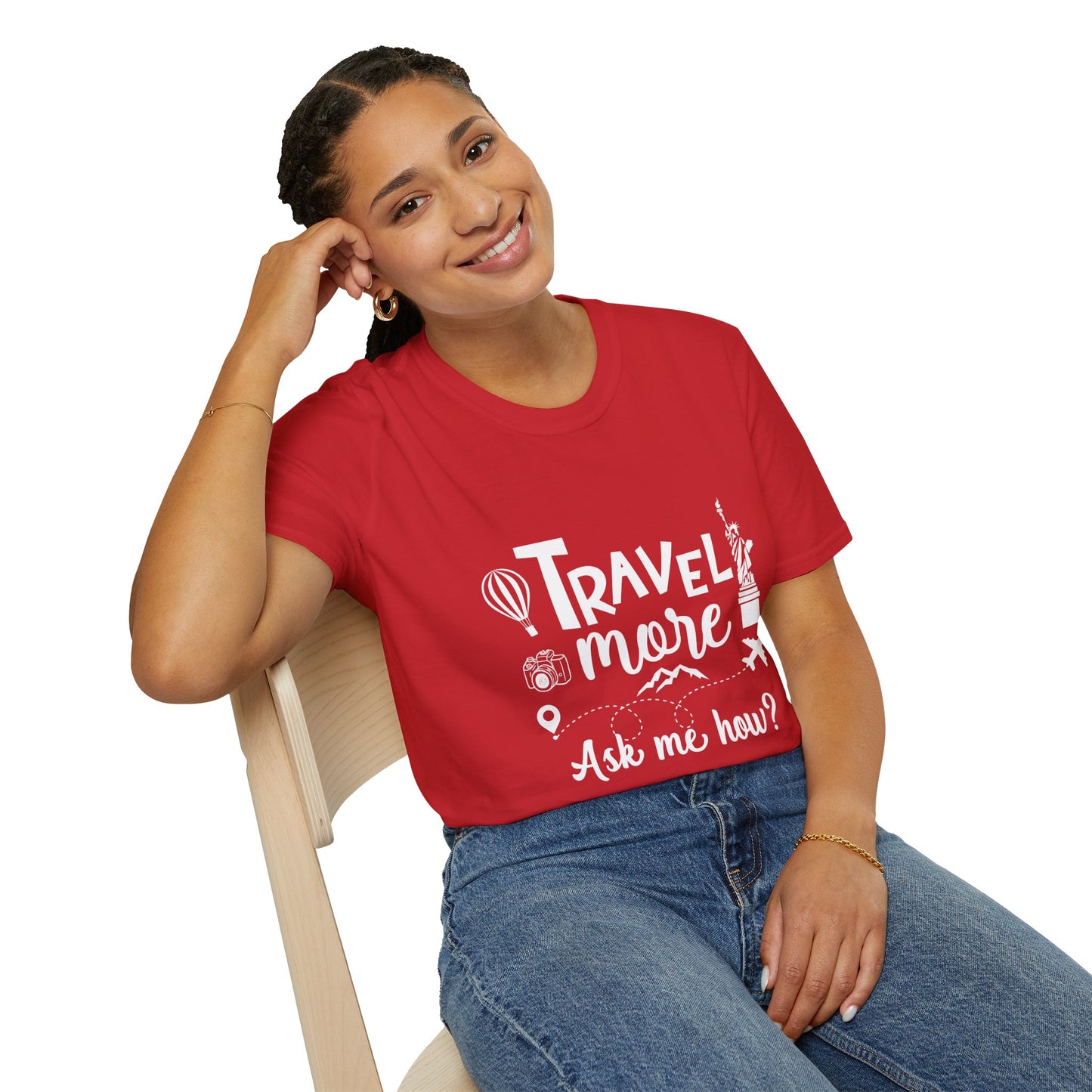 Travel Agent T-Shirt — " Travel More Travel Agent" Graphic Tee