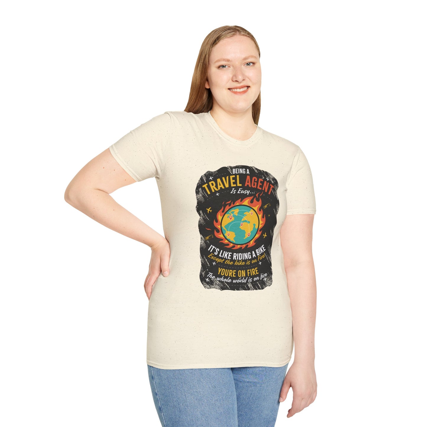 Travel Agent T-Shirt — " Being a Travel Agent is Easy" Graphic Tee