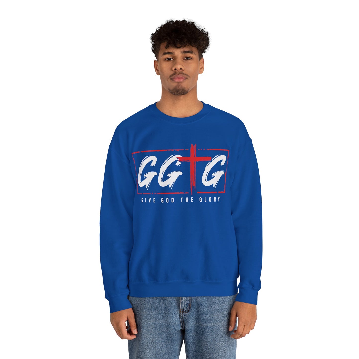Inspiring Unisex Crewneck Sweatshirt - "Tell Your Story" Design