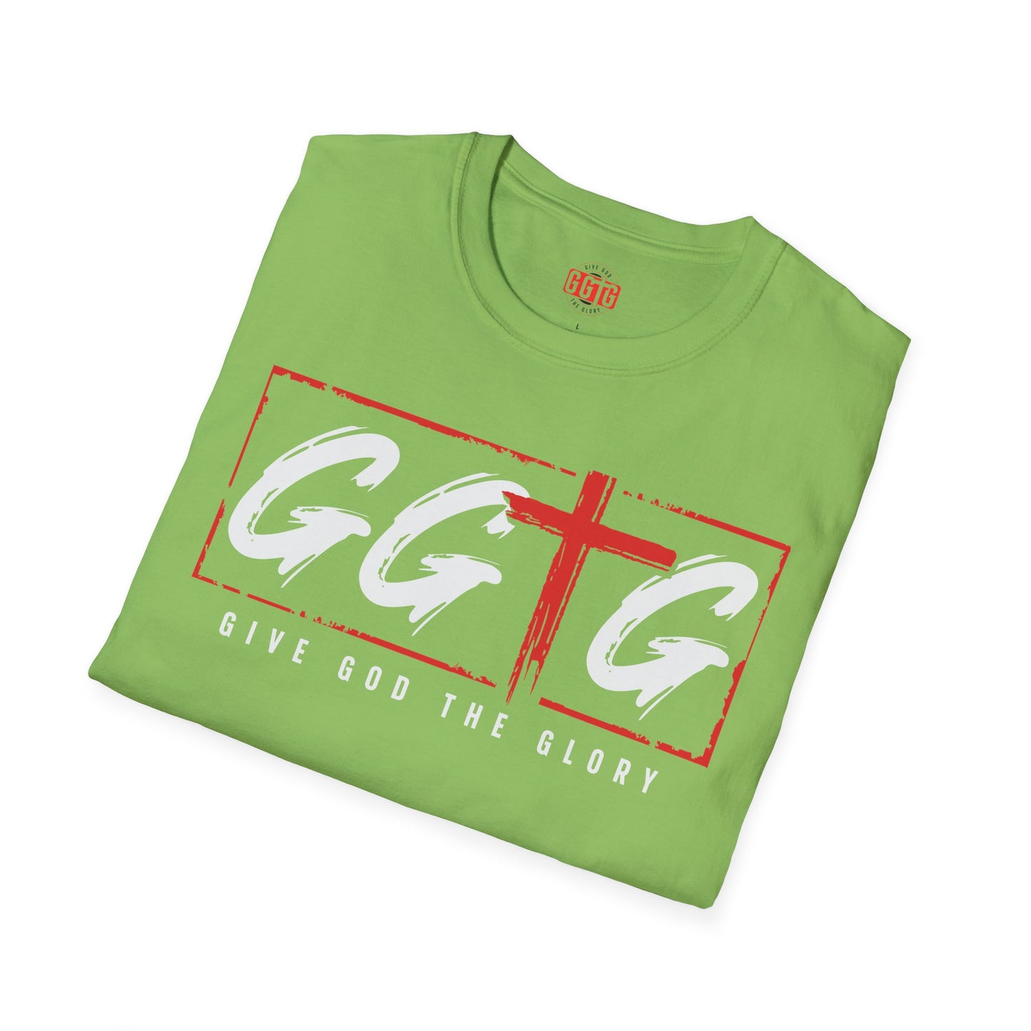 Unisex Softstyle T-Shirt  Inspirational - "Give God the Glory" & "Tell Your Story"