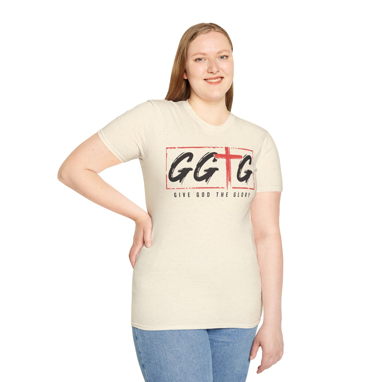 Unisex Inspirational T-Shirt - 'Give God the Glory' & 'Tell Your Story'