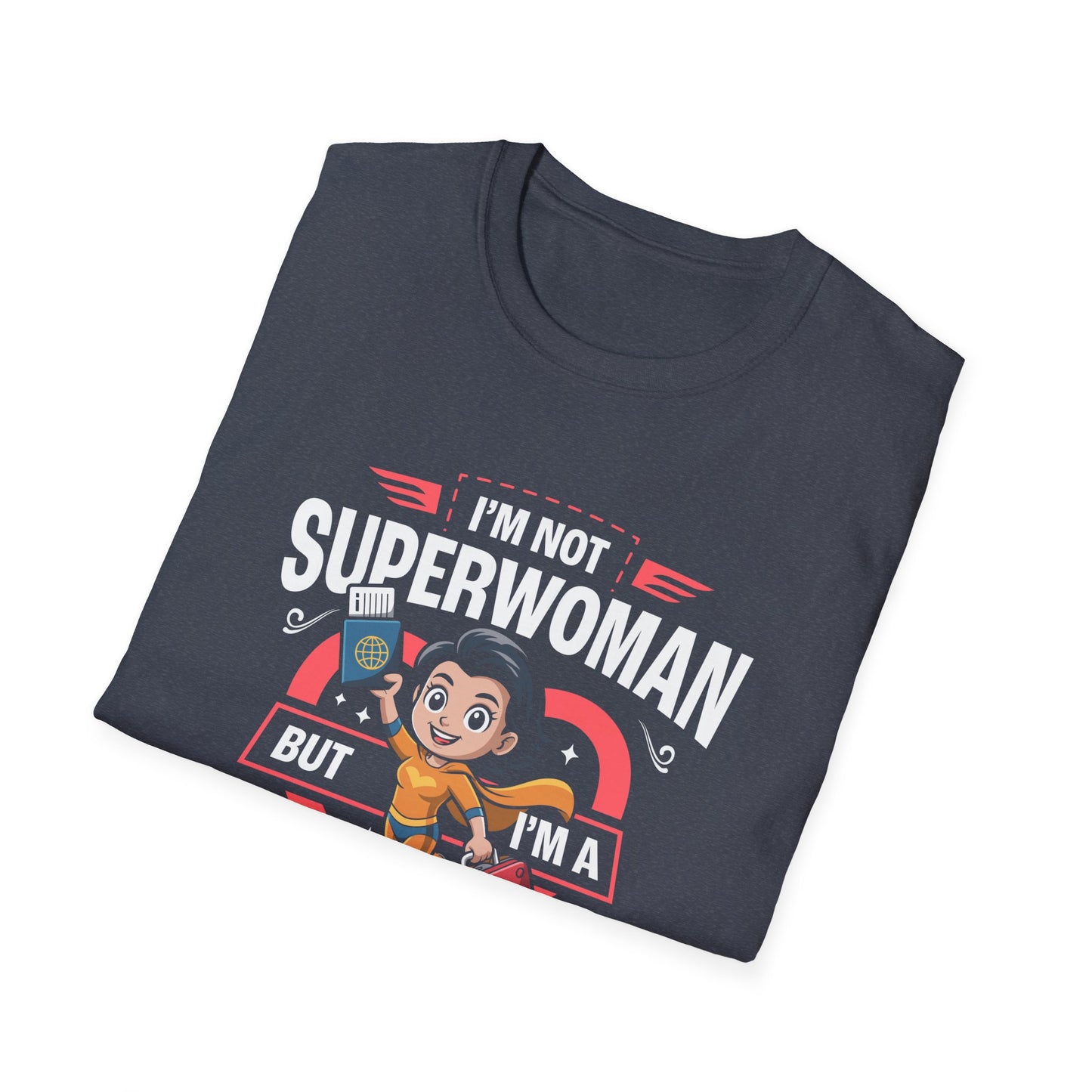 Travel Agent T-Shirt — " Super Woman Travel Agent" Graphic Tee
