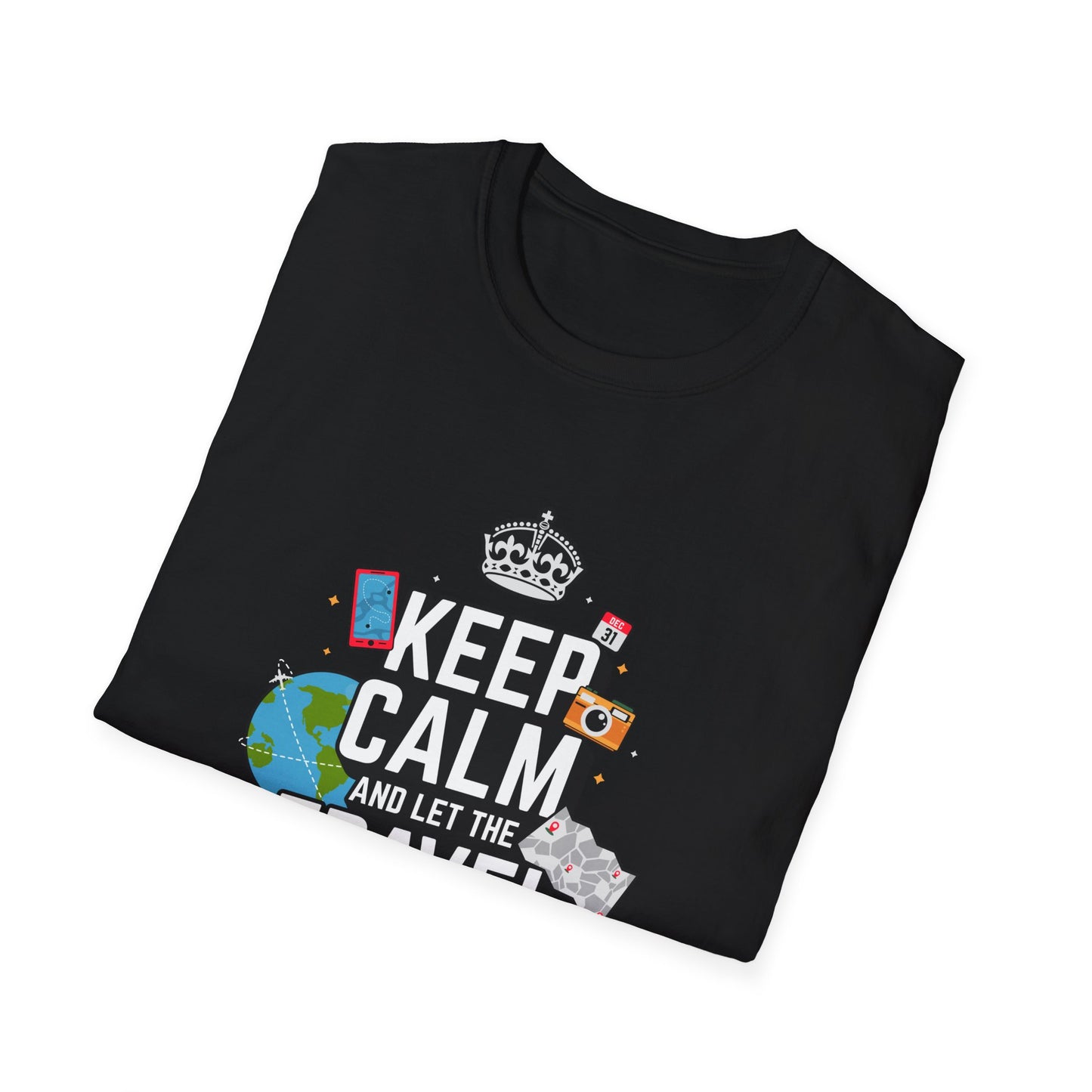 Travel Agent T-Shirt — "Keep Calm Travel Agent" Graphic Tee