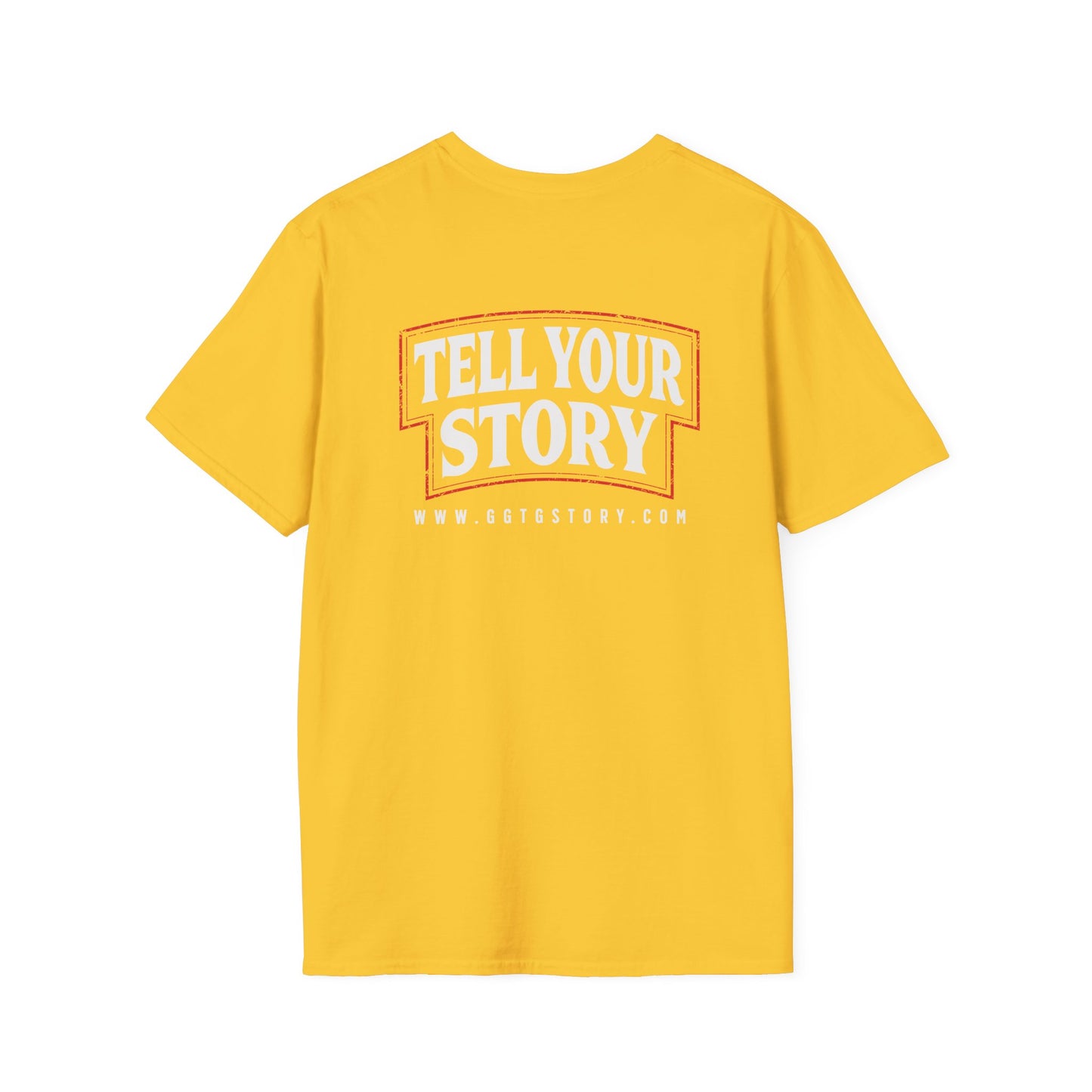 Unisex Softstyle T-Shirt  Inspirational - "Give God the Glory" & "Tell Your Story"