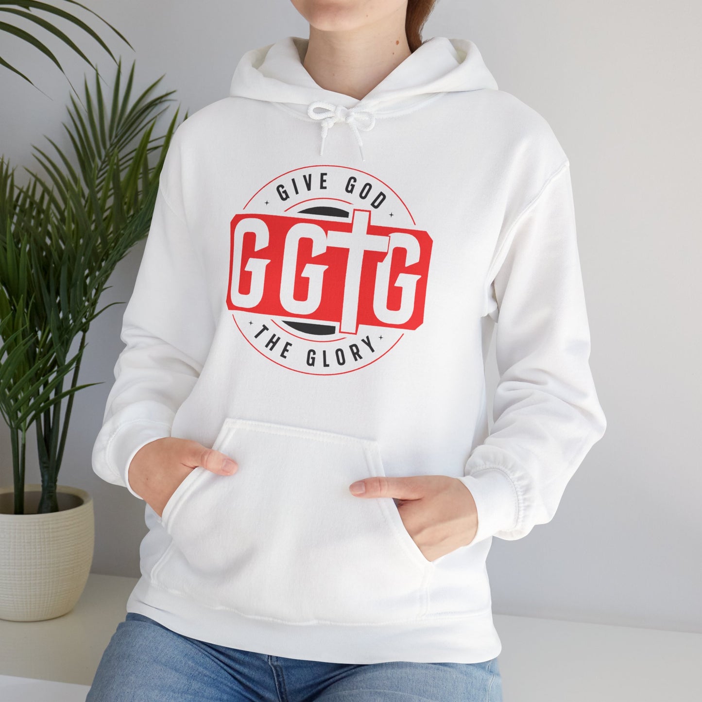 Inspirational Unisex Hoodie - "Give Good The Glory" & "Tell Your Story" Design