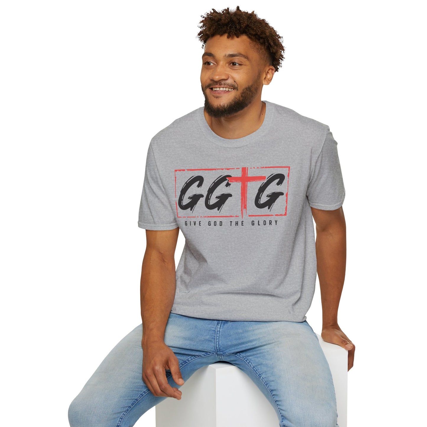 Unisex Inspirational T-Shirt - 'Give God the Glory' & 'Tell Your Story'