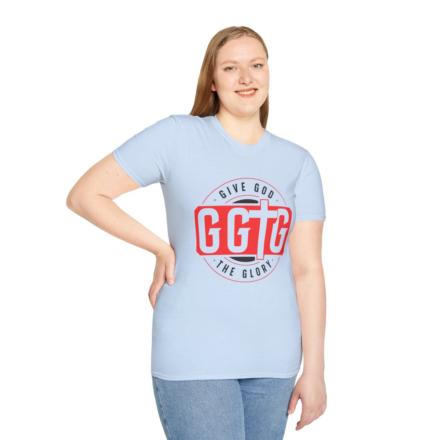 Inspirational Unisex T-Shirt - "Give God The Glory" & "Tell Your Story"