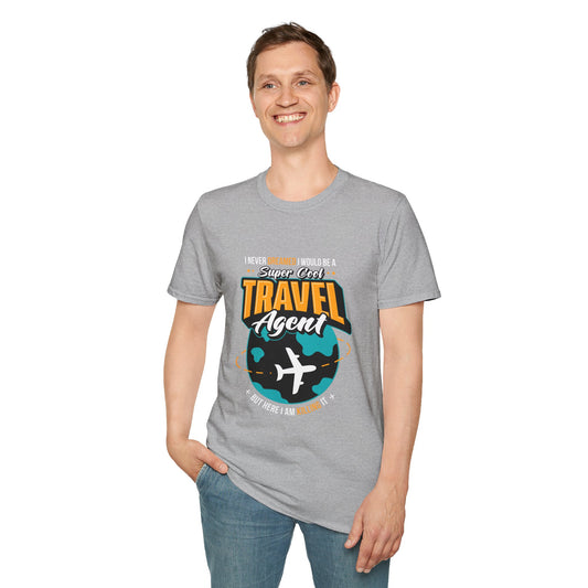 Travel Agent T-Shirt — "Super Cool Travel Agent" Graphic Tee