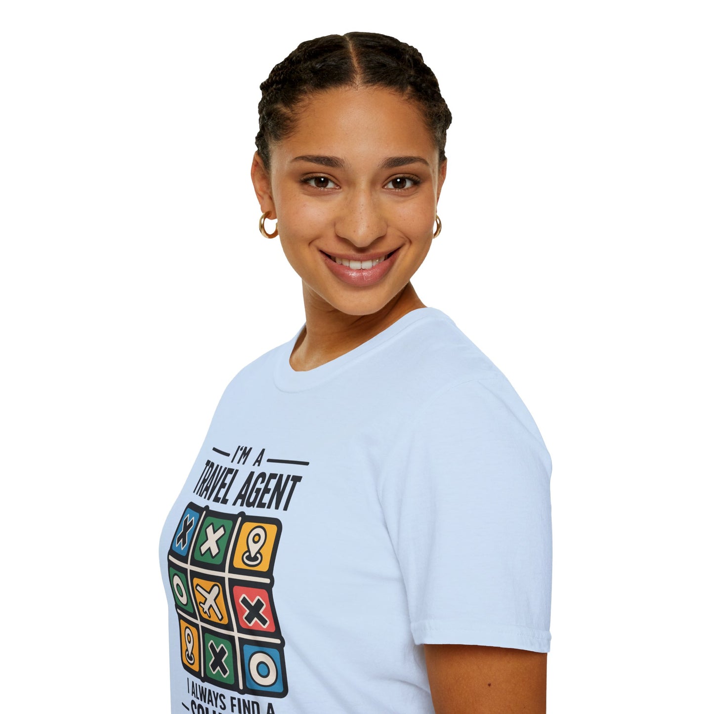 Travel Agent T-Shirt — "I’m a Travel Agent I Always Find a Solution" Graphic Tee