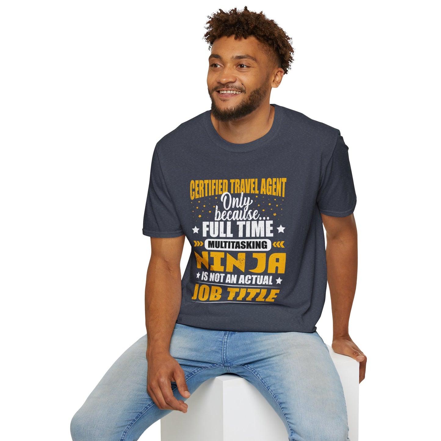 Travel Agent T-Shirt — "Ninja - Travel Agent" Graphic Tee