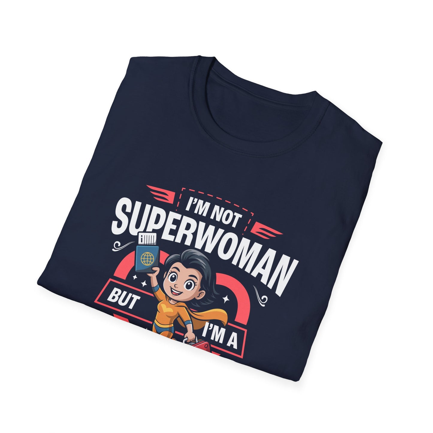 Travel Agent T-Shirt — " Super Woman Travel Agent" Graphic Tee