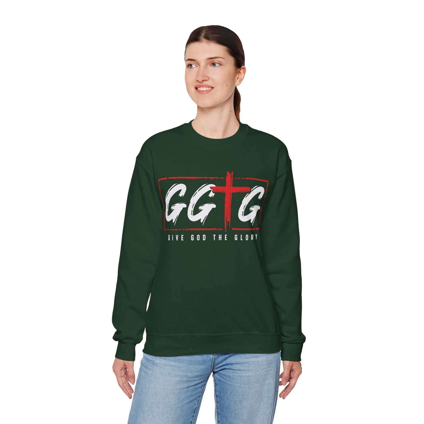 Inspiring Unisex Crewneck Sweatshirt - "Tell Your Story" Design