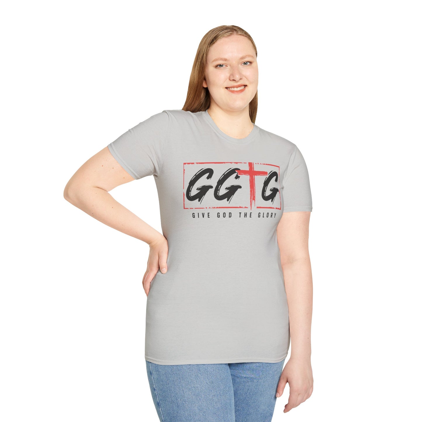 Unisex Inspirational T-Shirt - 'Give God the Glory' & 'Tell Your Story'