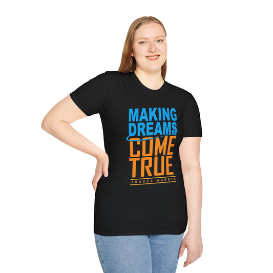 Travel Agent T-Shirt — "MakingDreams Travel Agent" Graphic Tee
