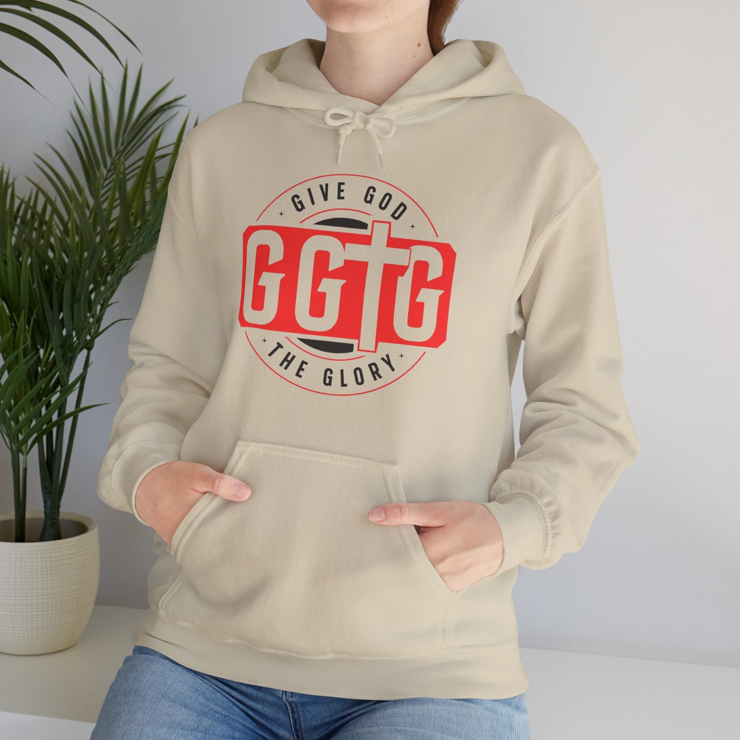 Inspirational Unisex Hoodie - "Give Good The Glory" & "Tell Your Story" Design