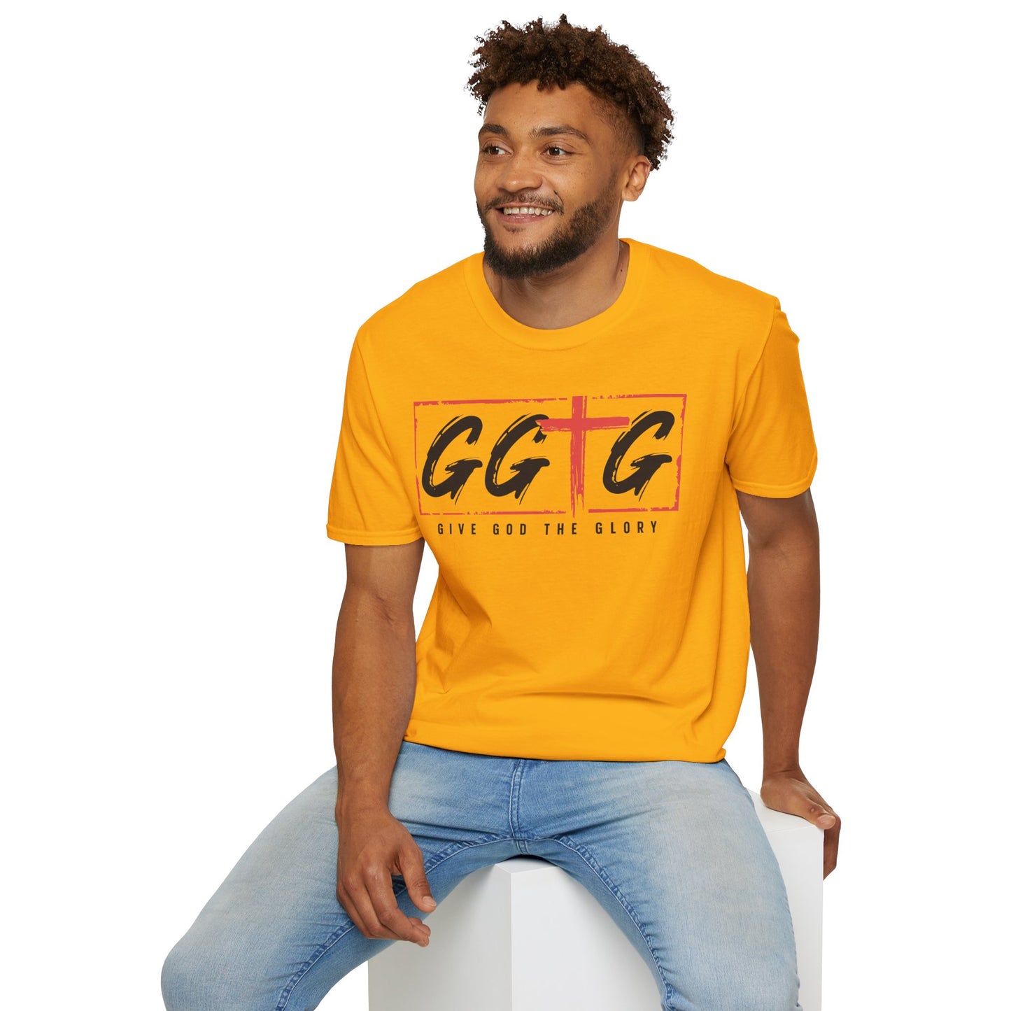 Unisex Inspirational T-Shirt - 'Give God the Glory' & 'Tell Your Story'