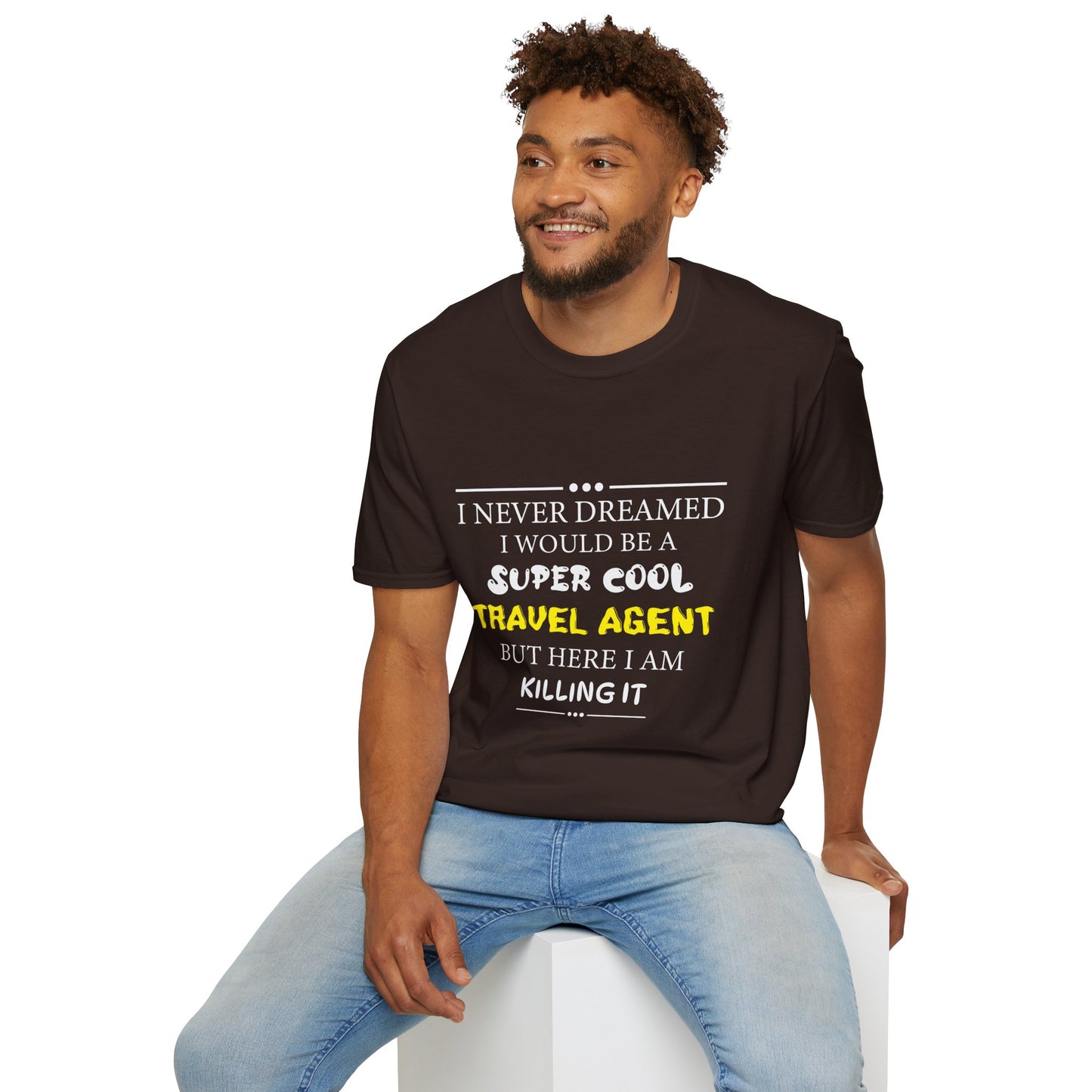 Travel Agent T-Shirt — "Super Cool - Travel Agent" Graphic Tee