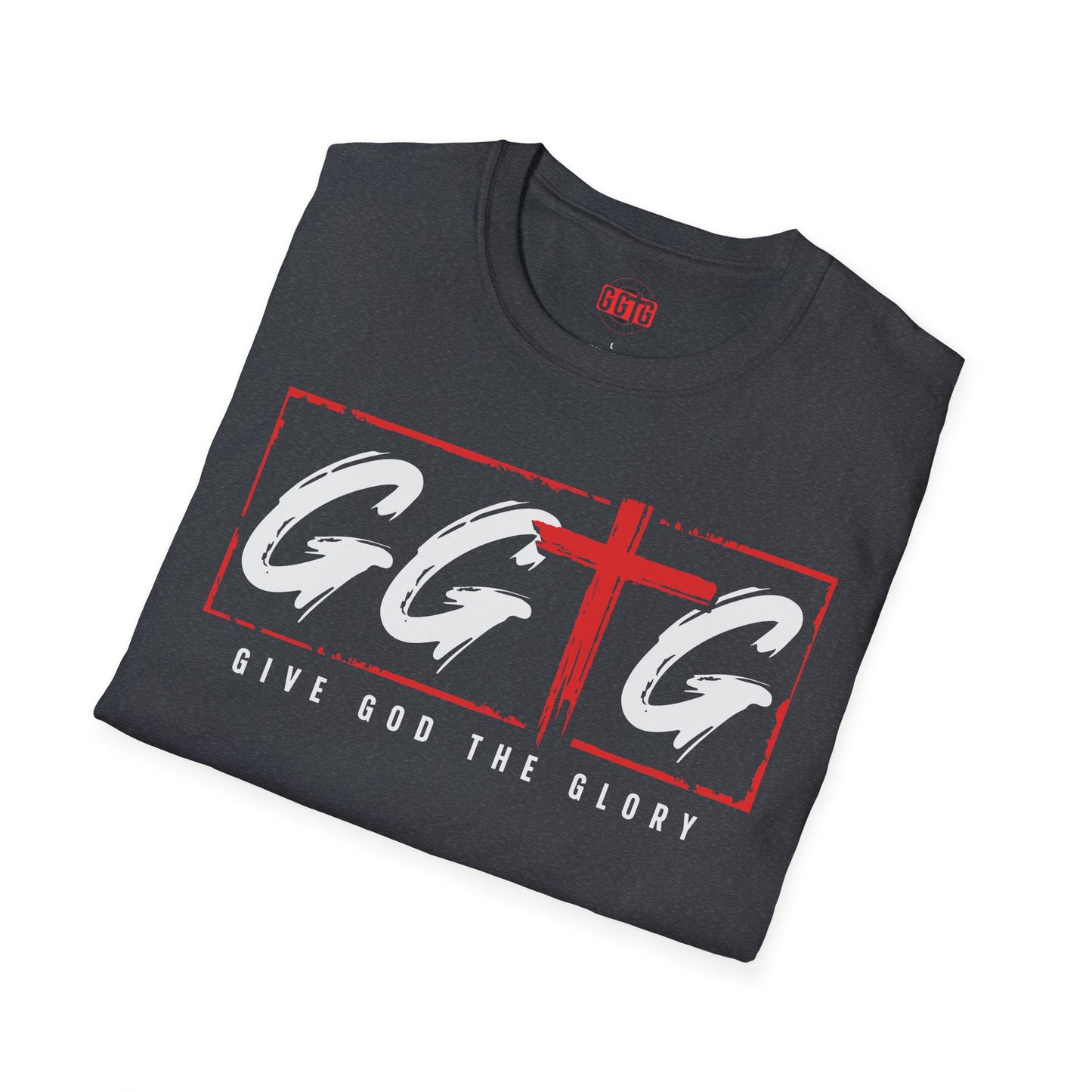 Unisex Softstyle T-Shirt  Inspirational - "Give God the Glory" & "Tell Your Story"