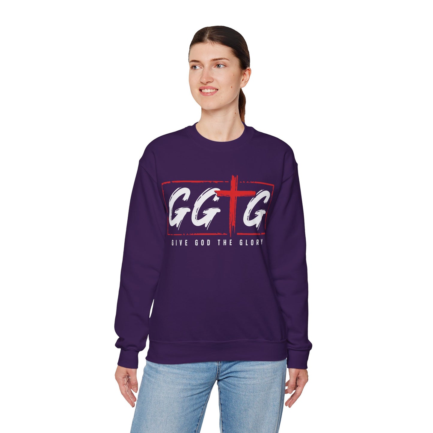 Inspiring Unisex Crewneck Sweatshirt - "Tell Your Story" Design
