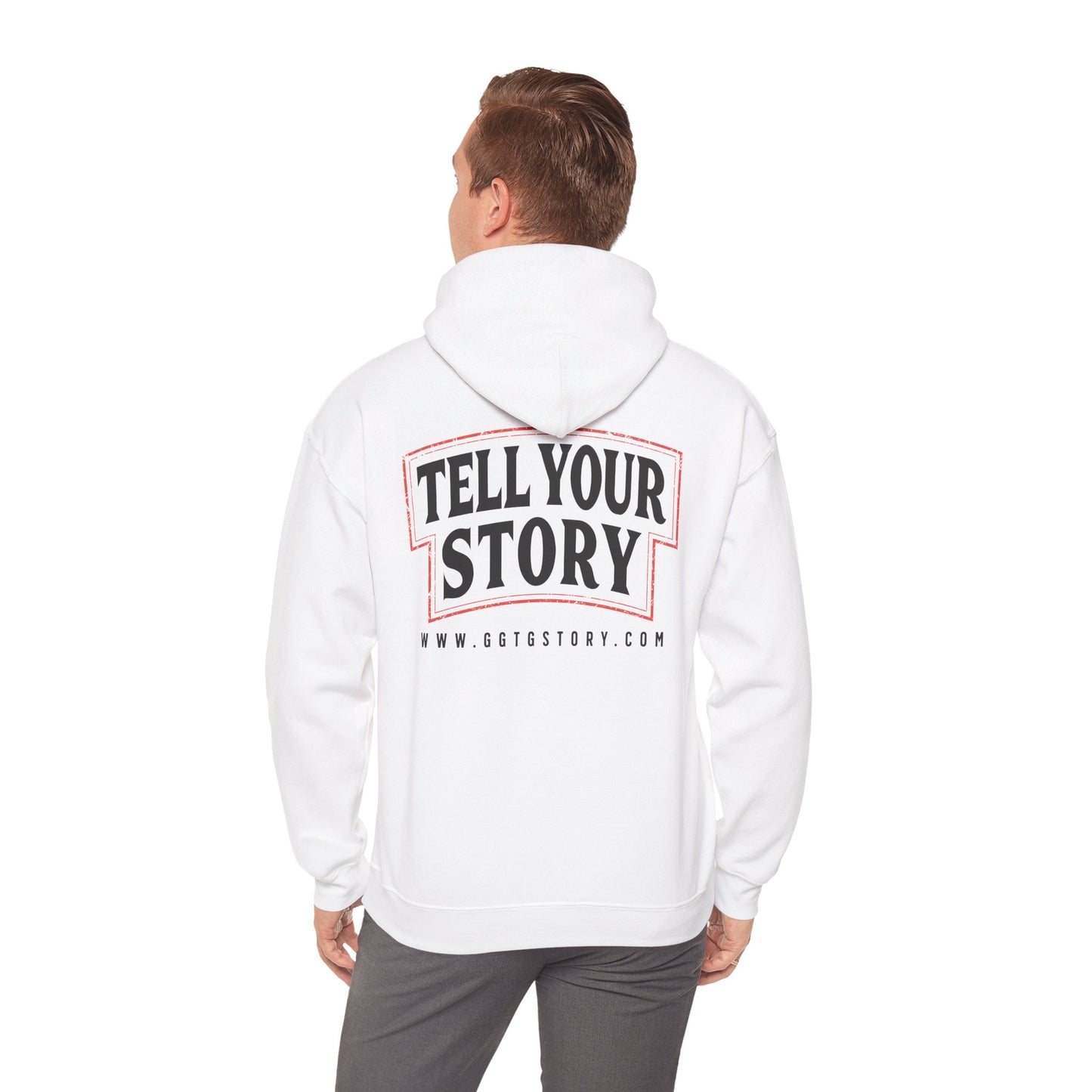 Inspirational Unisex Hoodie - "Give Good The Glory" & "Tell Your Story" Design