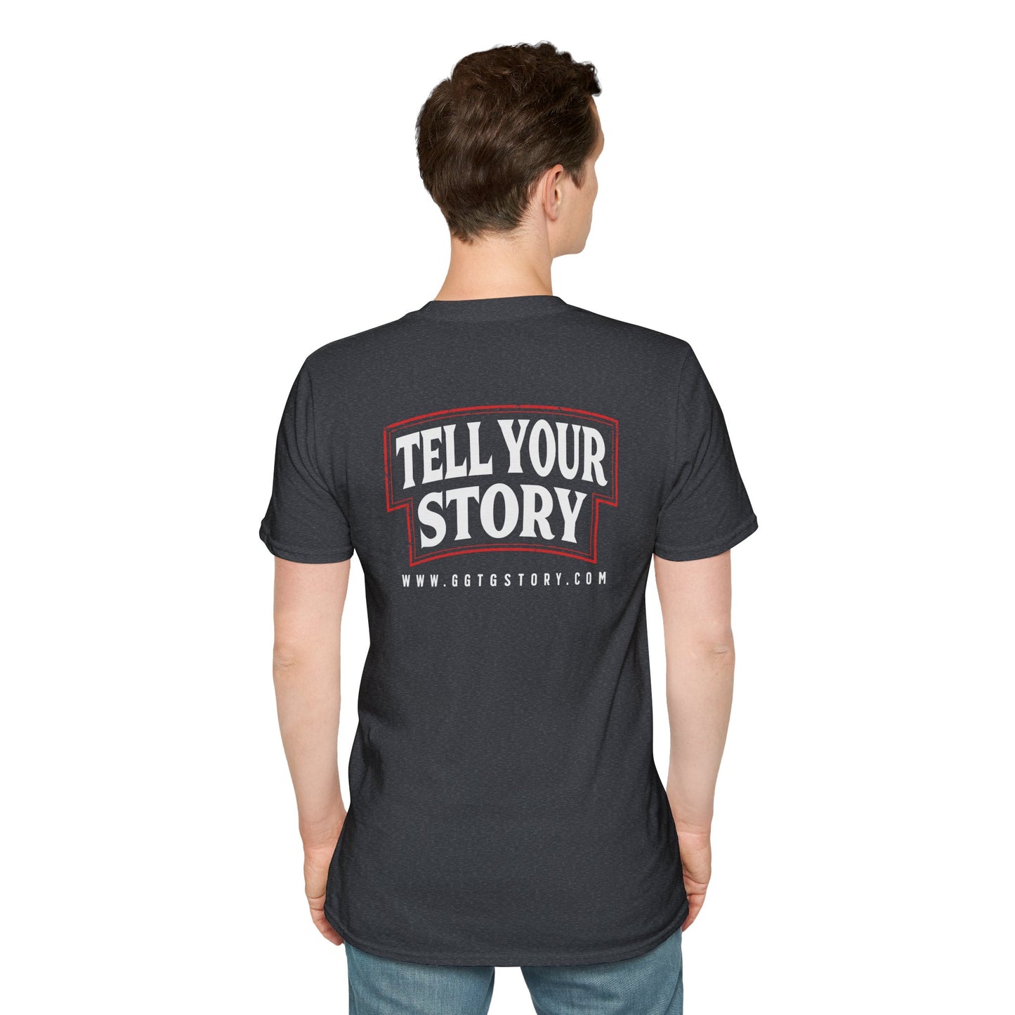 Unisex Softstyle T-Shirt - 'Give God the Glory & Tell Your Story' Inspirational Tee