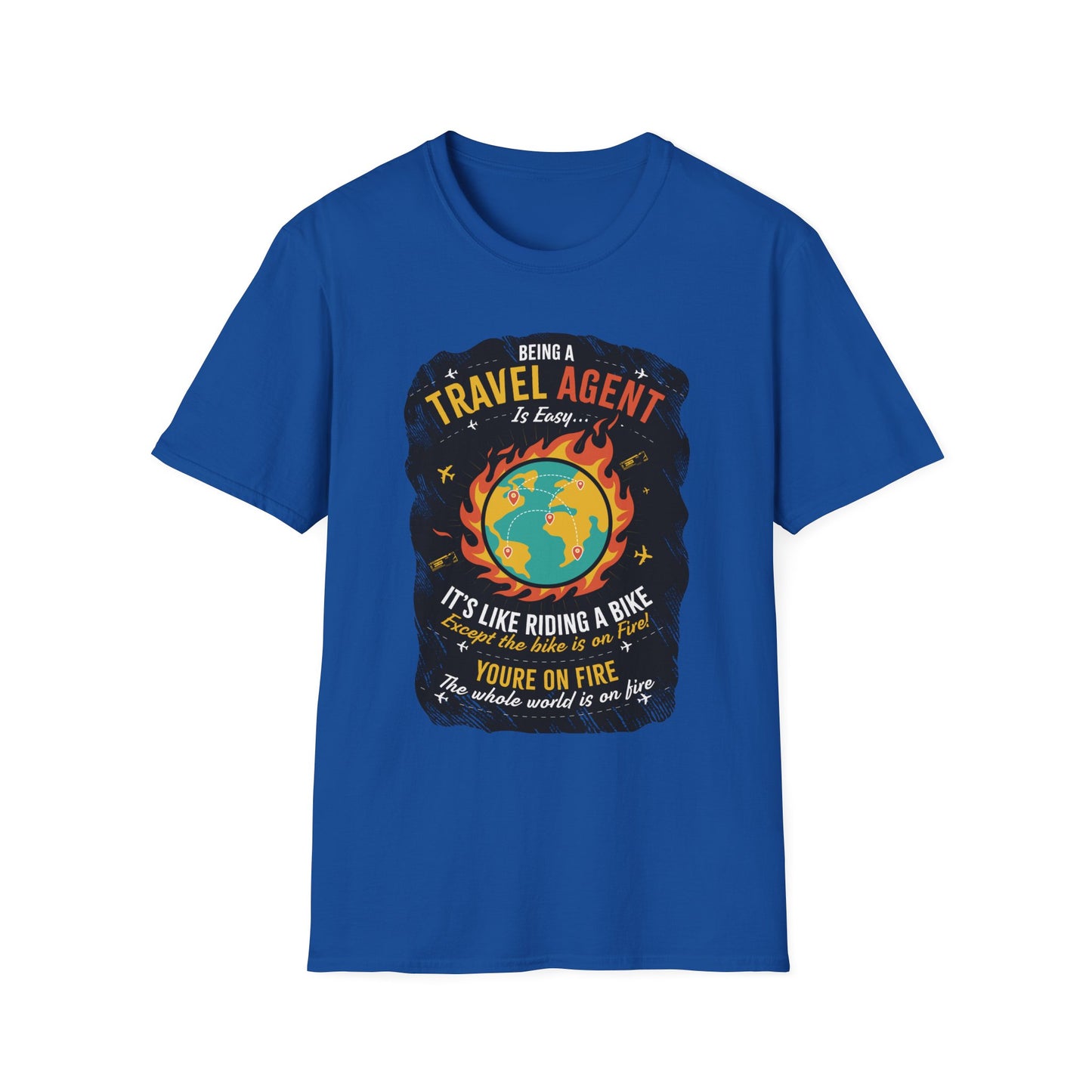 Travel Agent T-Shirt — " Being a Travel Agent is Easy" Graphic Tee