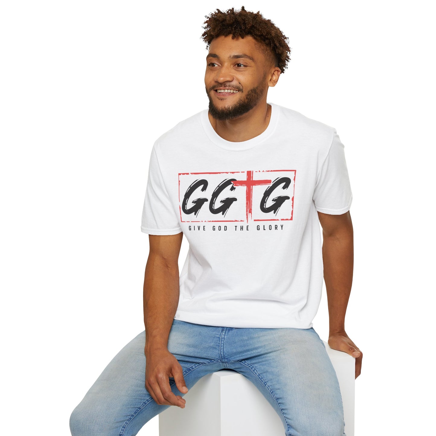 Unisex Inspirational T-Shirt - 'Give God the Glory' & 'Tell Your Story'