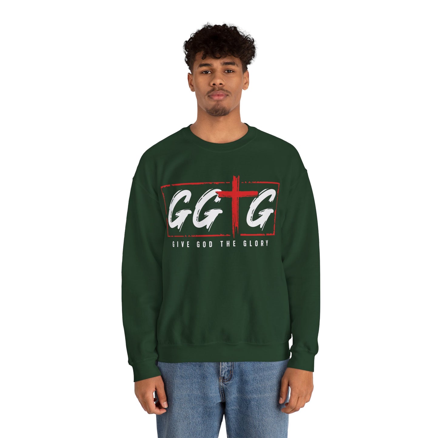 Inspiring Unisex Crewneck Sweatshirt - "Tell Your Story" Design