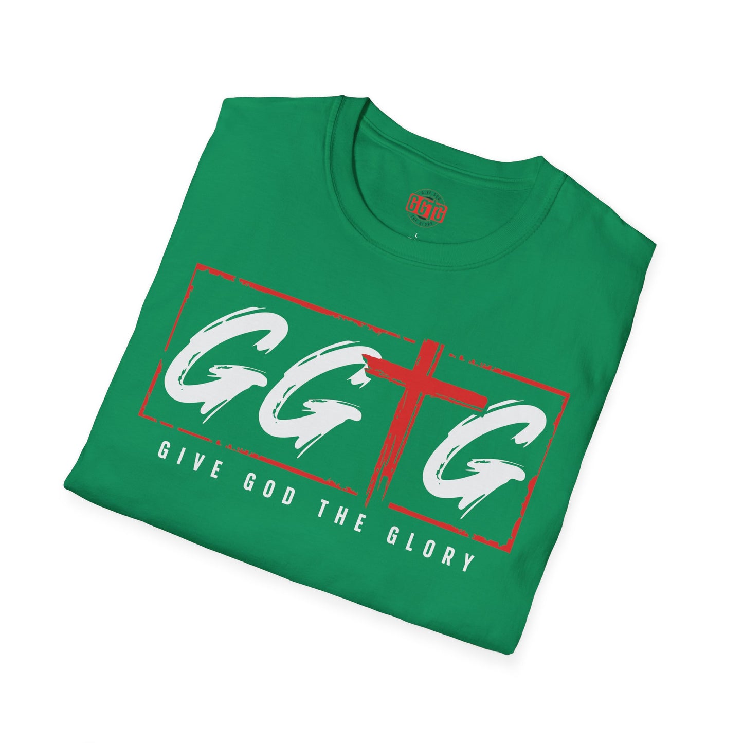 Unisex Softstyle T-Shirt  Inspirational - "Give God the Glory" & "Tell Your Story"