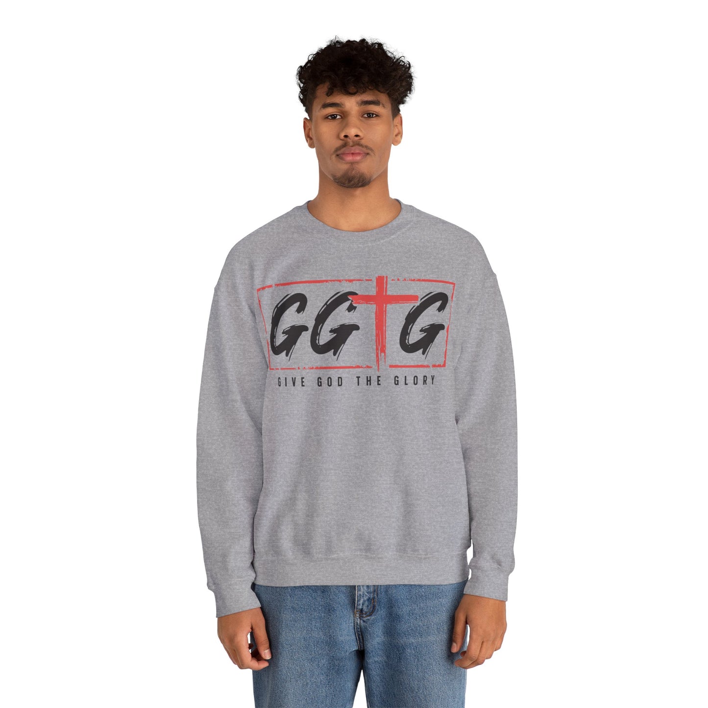 Unisex Crewneck Sweatshirt - "Give God the Glory" & "Tell Your Story" Design