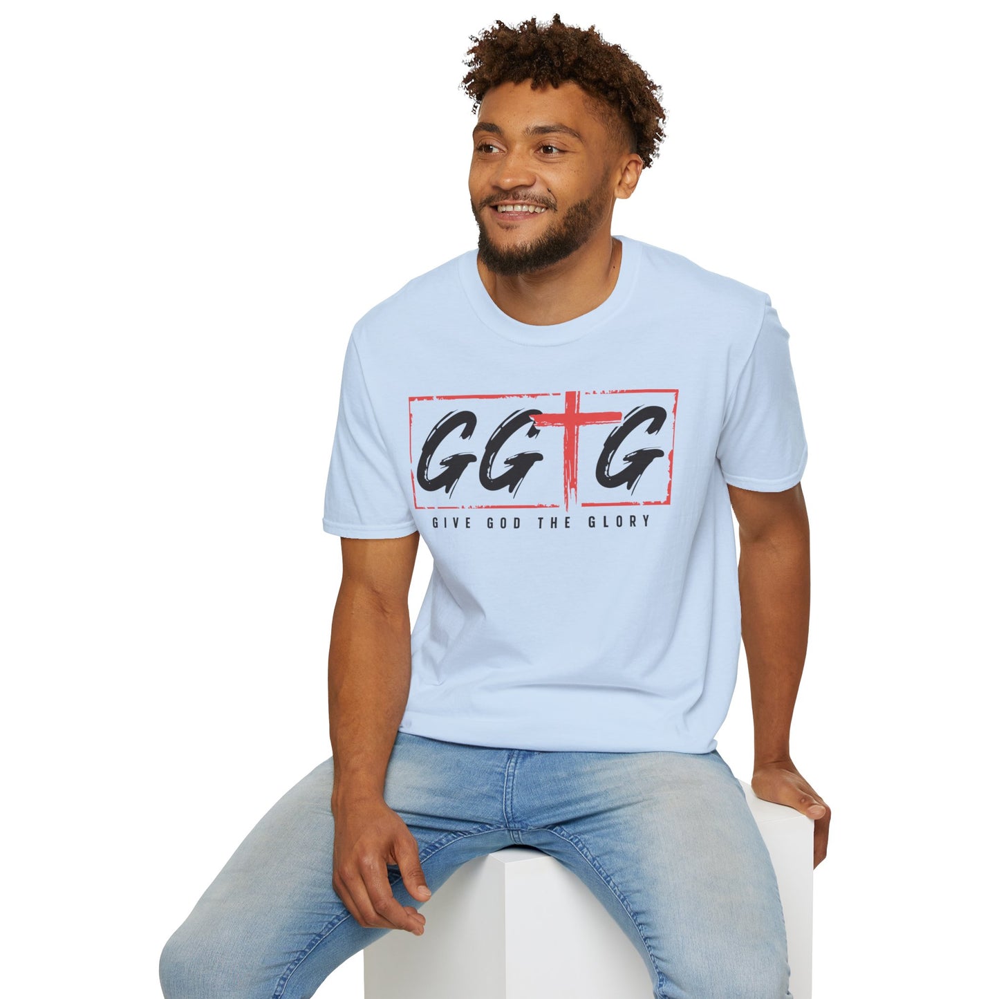 Unisex Inspirational T-Shirt - 'Give God the Glory' & 'Tell Your Story'