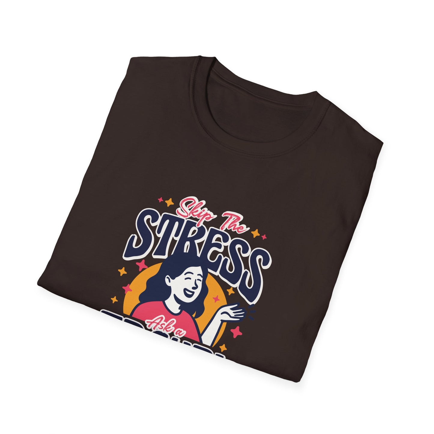 Travel Agent T-Shirt — " Skip the Stress Call a Travel Agent" Graphic Tee