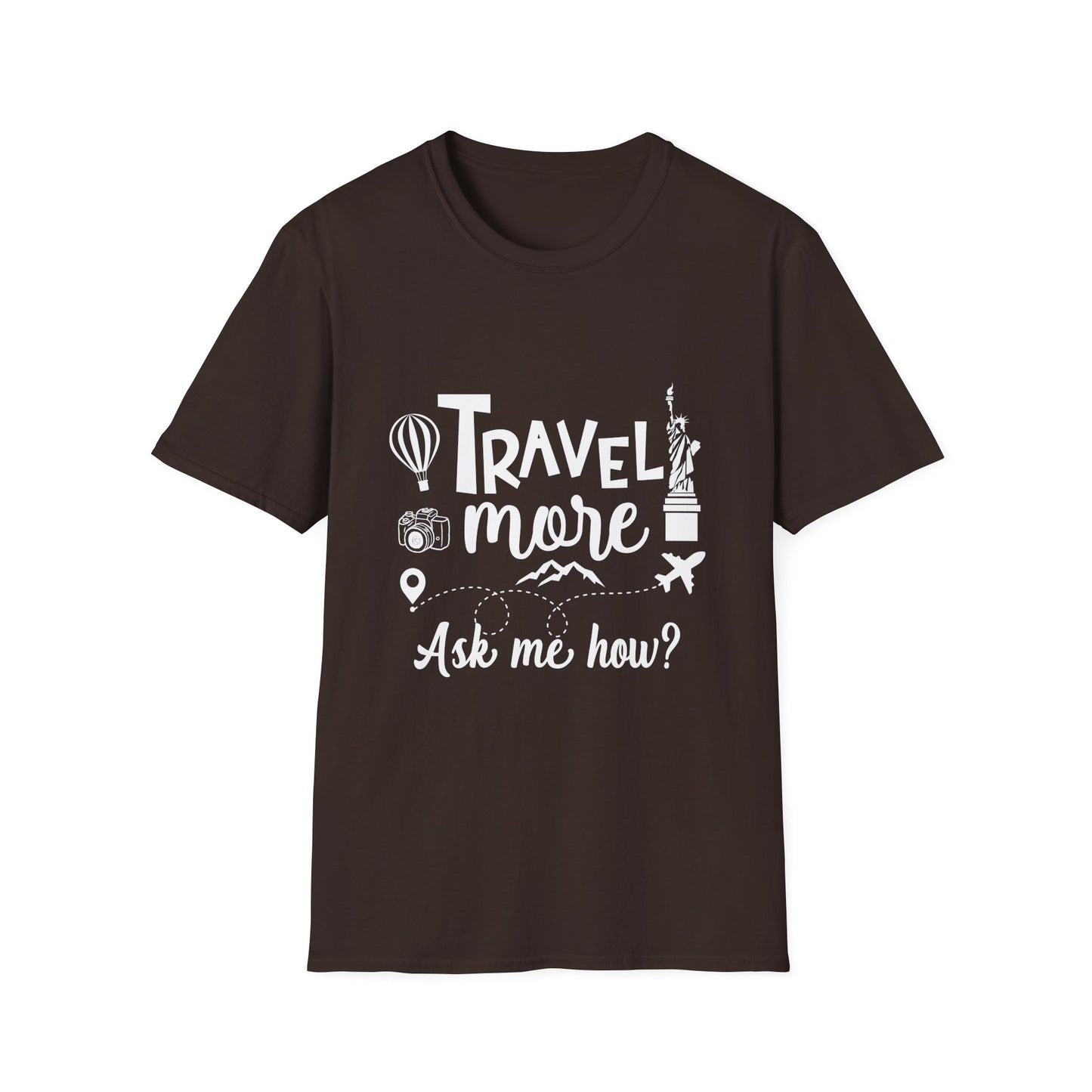 Travel Agent T-Shirt — " Travel More Travel Agent" Graphic Tee